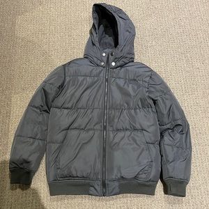 Charcoal Grey Old Navy Puffer L10-12